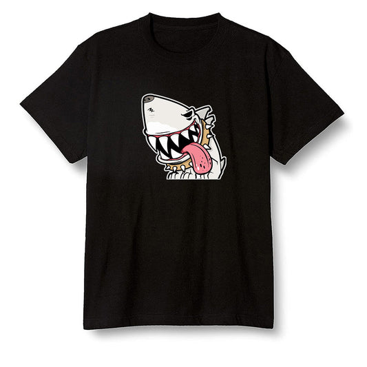 Pop Colour AJ13 Retro CNY - Shark dog - Black Men T-shirt