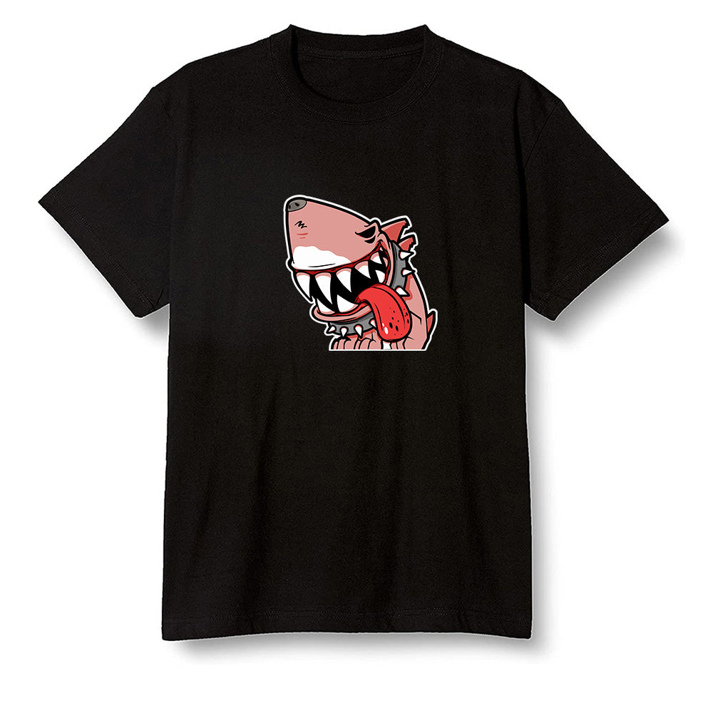 Pop Colour AJ6 Retro NRG Rust Pink - Shark dog - Black Men T-shirt
