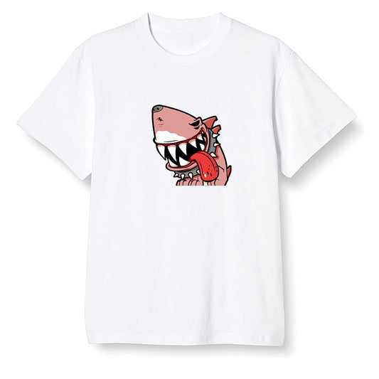 Pop Colour AJ6 Retro NRG Rust Pink - Shark dog - White Men T-shirt
