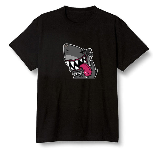 Pop Colour AJ6 Retro Bordeaux - Shark dog - Black Men T-shirt