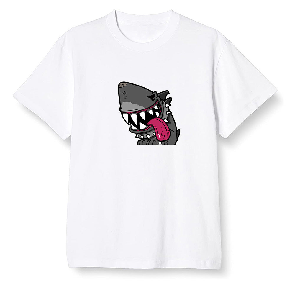 Pop Colour AJ6 Retro Bordeaux - Shark dog - White Men T-shirt