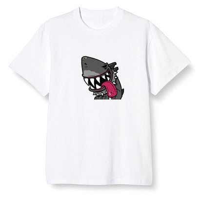 Pop Colour AJ6 Retro Bordeaux - Shark dog - White Men T-shirt