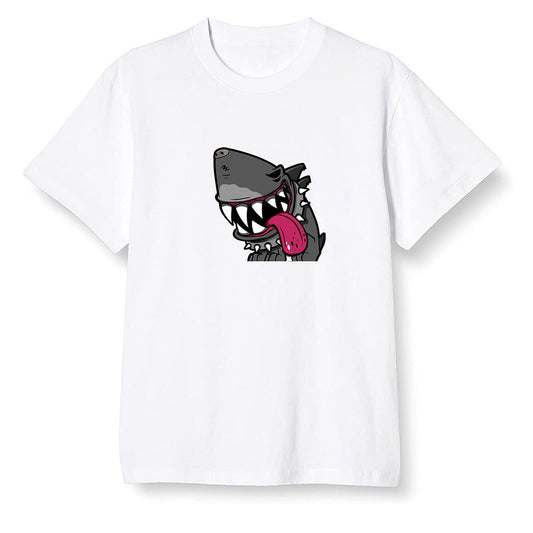 Pop Colour AJ6 Retro Bordeaux - Shark dog - White Men T-shirt