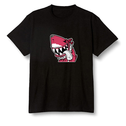 Pop Colour AJ6 Retro Carmine - Shark dog - Black Men T-shirt
