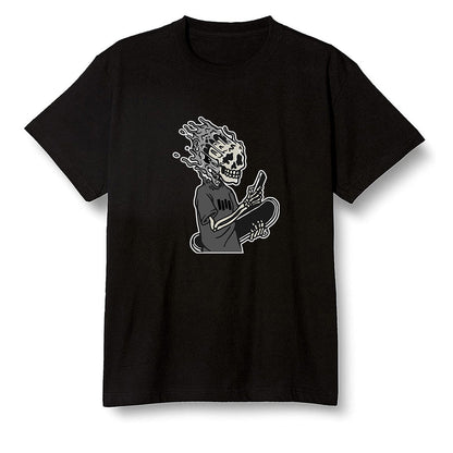 Pop Colour AJ1 Low 'Triple Black' Black - Skateboard boy - Black Men T-shirt