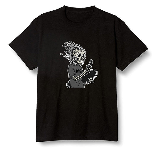 Pop Colour AJ1 Low 'Triple Black' Black - Skateboard boy - Black Men T-shirt