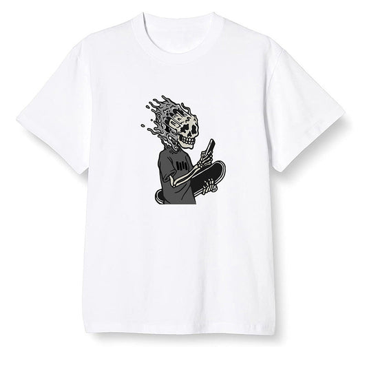 Pop Colour AJ1 Low 'Triple Black' Black - Skateboard boy - White Men T-shirt
