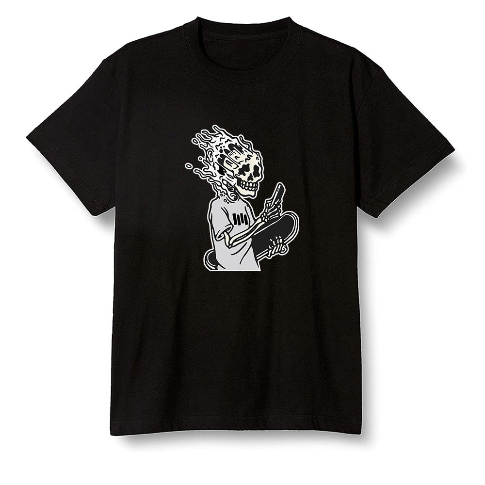 Pop Colour AJ1 Low GS Light Smoke Grey - Skateboard boy - Black Men T-shirt