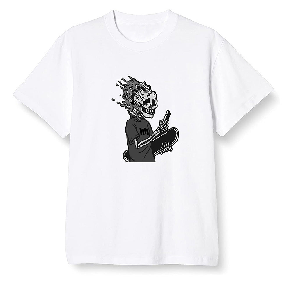 Pop Colour AJ1 High OG Black White - Skateboard boy - White Men T-shirt