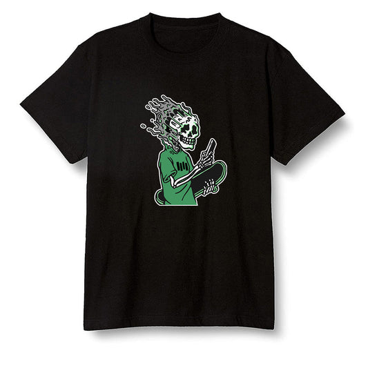 Pop Colour AJ1 Retro High OG Pine Green J10456 - Skateboard boy - Black Men T-shirt