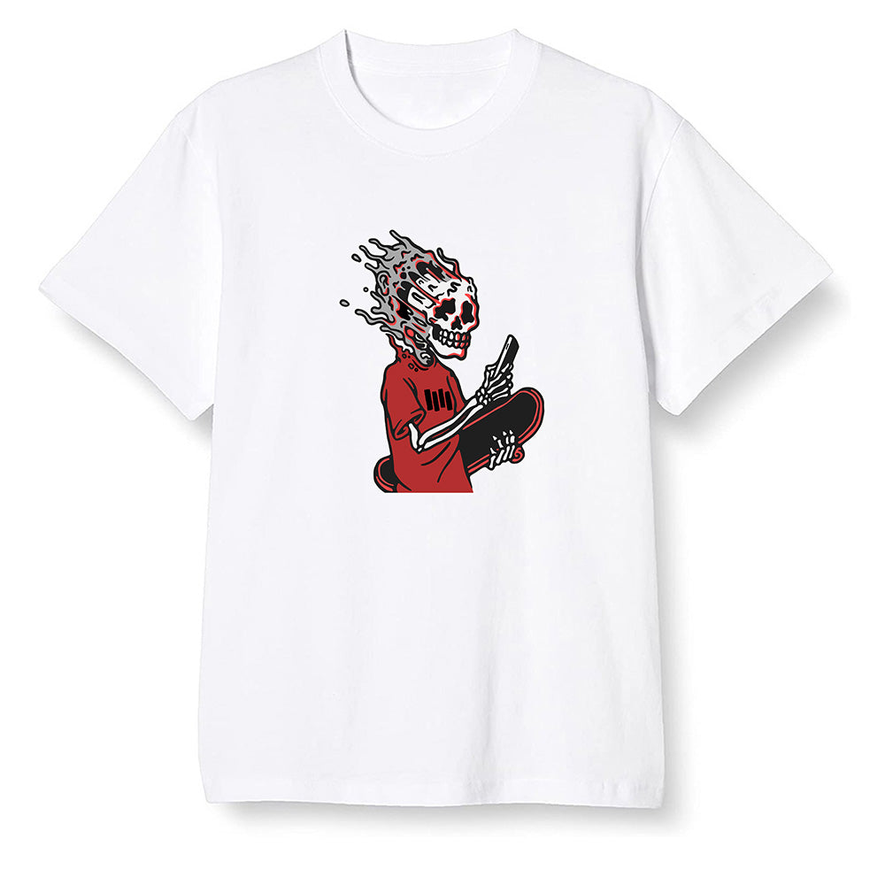 Pop Colour AJ1 Retro High OG Chicago - Skateboard boy - White Men T-shirt