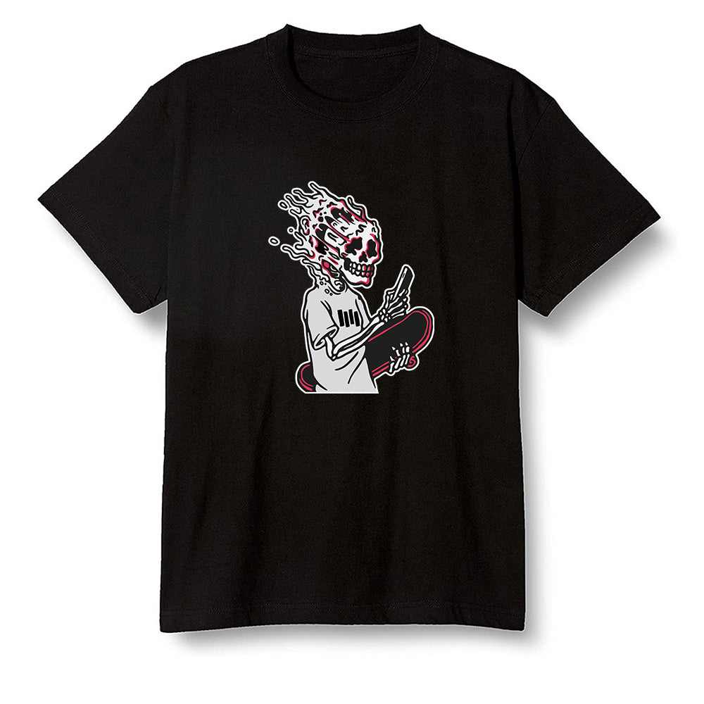 Pop Colour AJ1 Retro High OG Light Smoke Grey - Skateboard boy - Black Men T-shirt