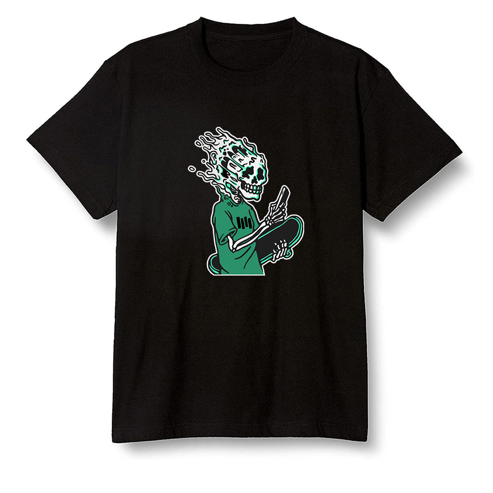 Pop Colour AJ1 Retro High OG Pine Green J10443 - Skateboard boy - Black Men T-shirt