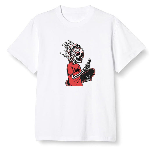 Pop Colour AJ1 Retro High OG Origin Story - Skateboard boy - White Men T-shirt