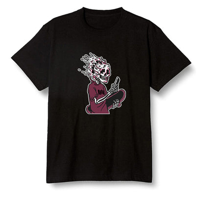 Pop Colour AJ1 Retro High OG Bordeaux - Skateboard boy - Black Men T-shirt