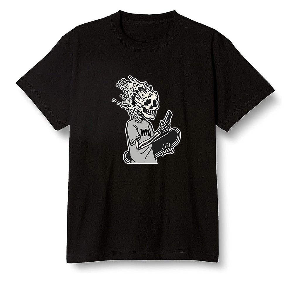 Pop Colour AJ1 High OG Wolf Grey/Sail/Photon Dust/White - Skateboard boy - Black Men T-shirt