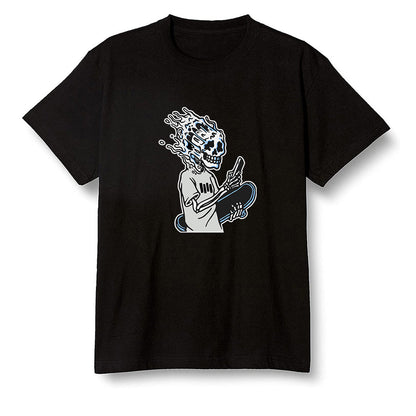 Pop Colour AJ1 Low Wolf Grey/Sail/Photon Dust/White - Skateboard boy - Black Men T-shirt