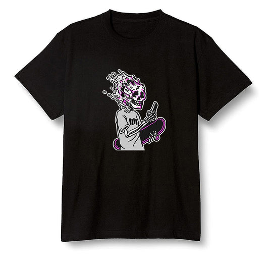 Pop Colour AJ1 Zoom Cmft Psg - Skateboard boy - Black Men T-shirt