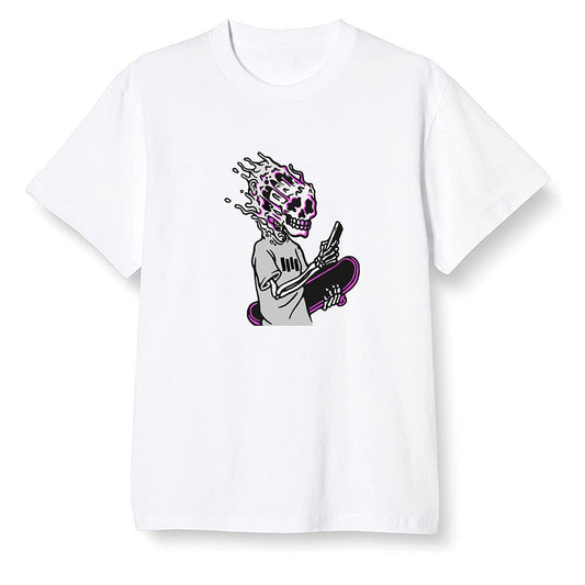 Pop Colour AJ1 Zoom Cmft Psg - Skateboard boy - White Men T-shirt