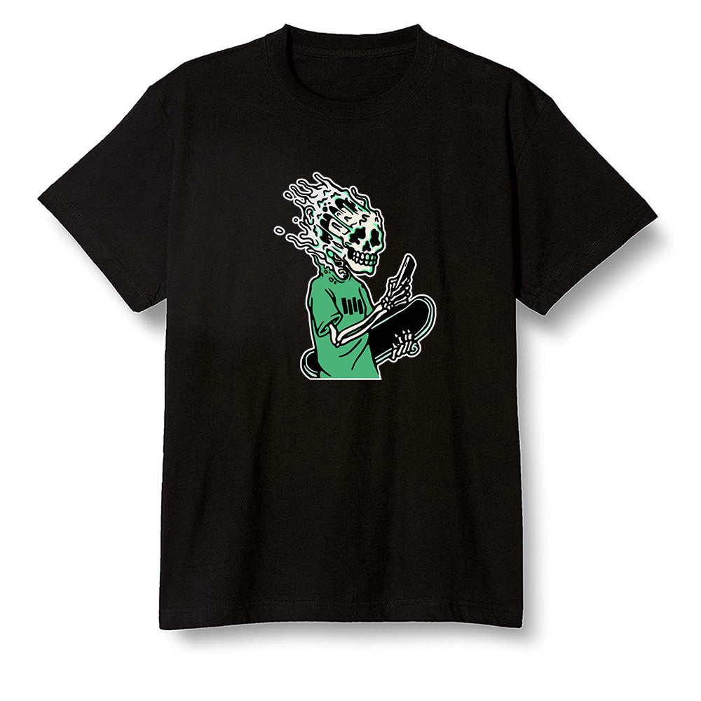 Pop Colour AJ13 Retro 'Lucky Green' - Skateboard boy - Black Men T-shirt