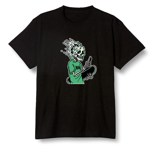Pop Colour AJ13 Retro 'Lucky Green' - Skateboard boy - Black Men T-shirt