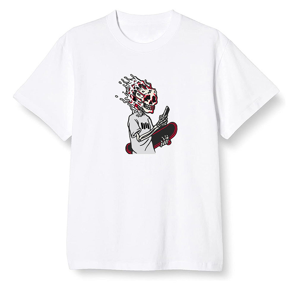 Pop Colour AJ6 Retro White Infrared - Skateboard boy - White Men T-shirt