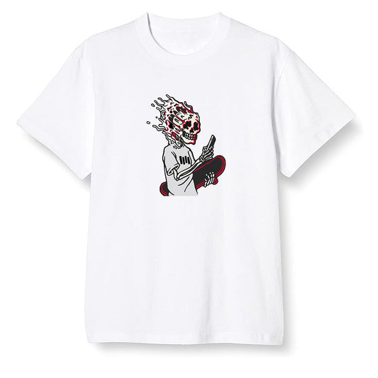 Pop Colour AJ6 Retro White Infrared - Skateboard boy - White Men T-shirt
