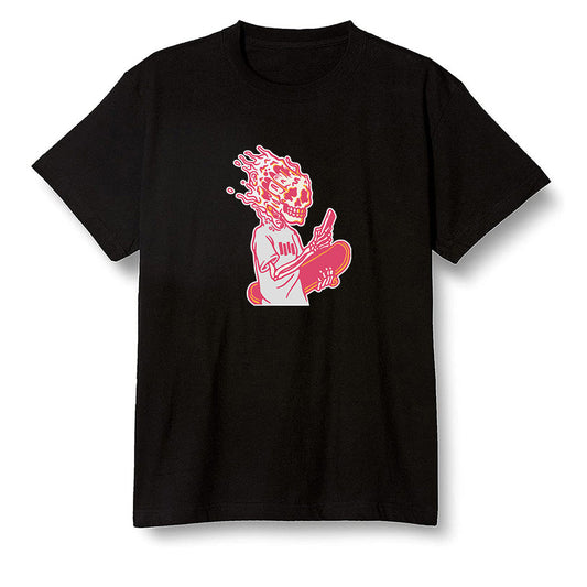 Pop Colour AJ6 Retro Hare - Skateboard boy - Black Men T-shirt
