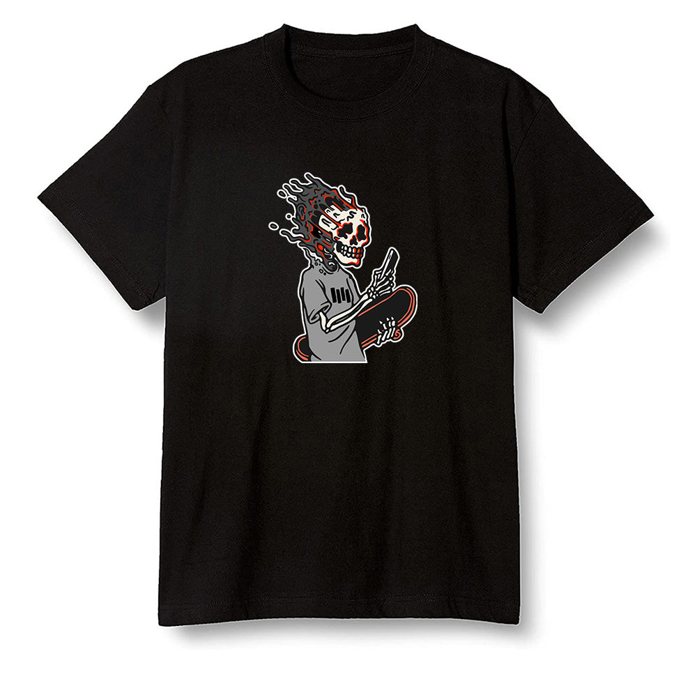 Pop Colour AJ6 Retro Psg Iron Grey Infrared - Skateboard boy - Black Men T-shirt