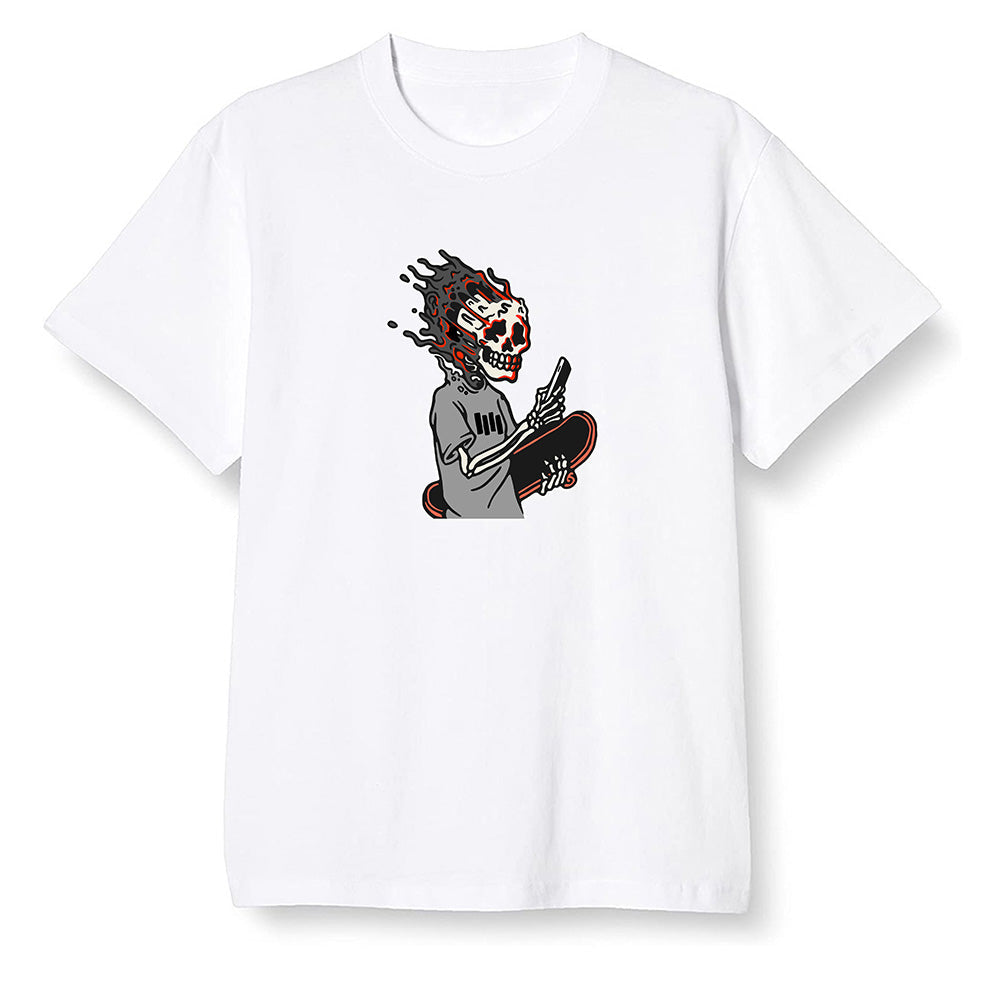 Pop Colour AJ6 Retro Psg Iron Grey Infrared - Skateboard boy - White Men T-shirt