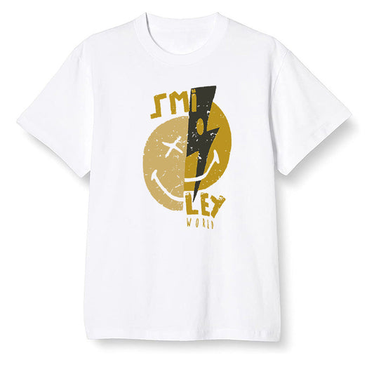 Pop Colour AJ1 Retro High OG Rookie Of The Year - Smiley  - White Men T-shirt