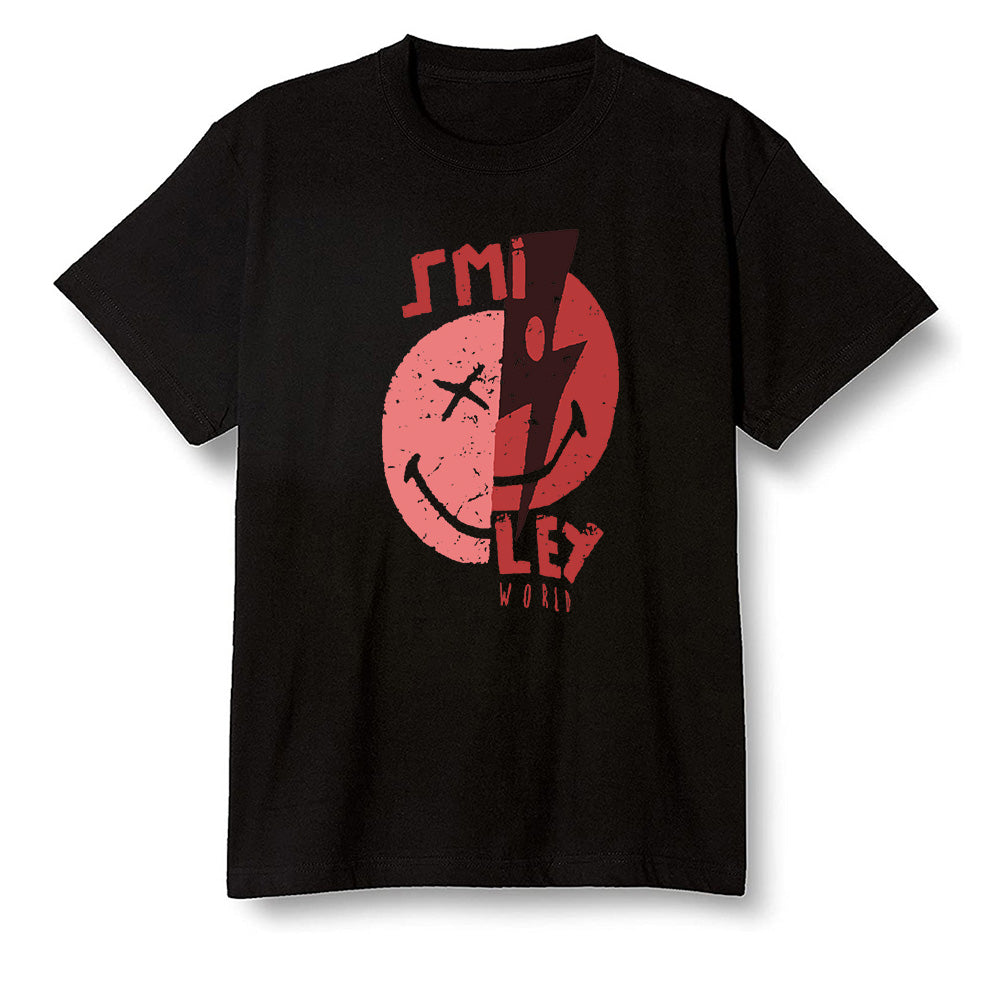 Pop Colour AJ1 High OG Satin Snake Chicago - Smiley  - Black Men T-shirt