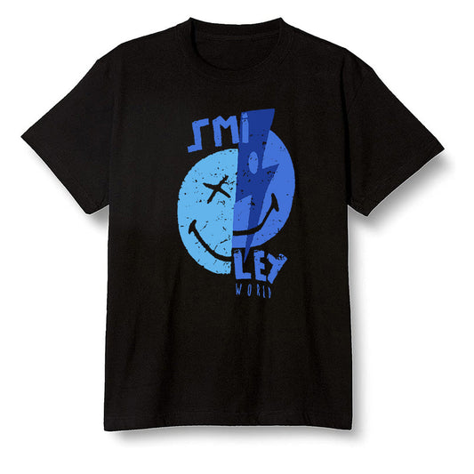 Pop Colour AJ13 Retro Black Royal - Smiley - Black Men T-shirt