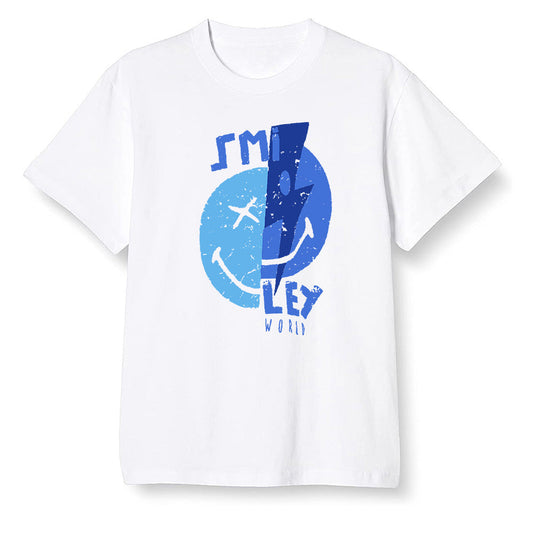 Pop Colour AJ13 Retro Black Royal - Smiley - White Men T-shirt