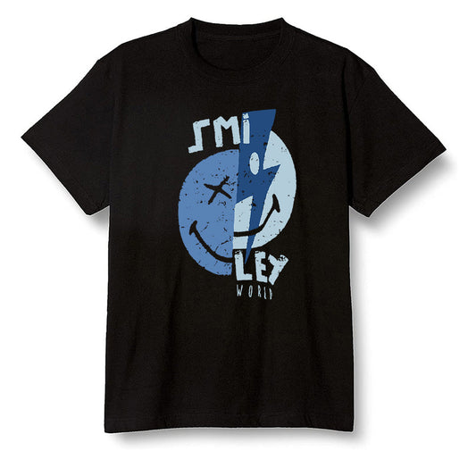 Pop Colour AJ13 Retro Flint - Smiley - Black Men T-shirt