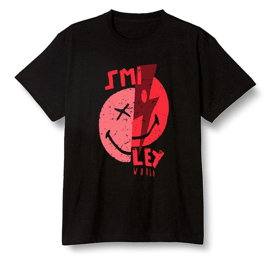 Nike Pop Colour AJ6 Retro Reflective Infrared - Smiley - Black Men T-shirt