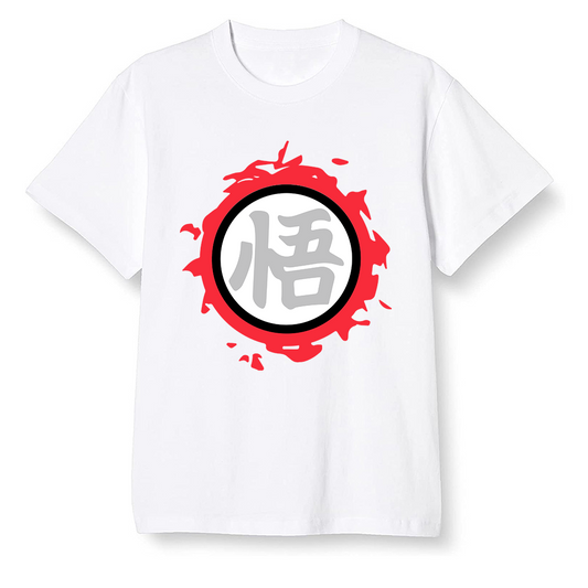 Nike Pop Colour AJ6 Retro Reflective Infrared - The logo Go Gi of Son Goku - White Men T-shirt