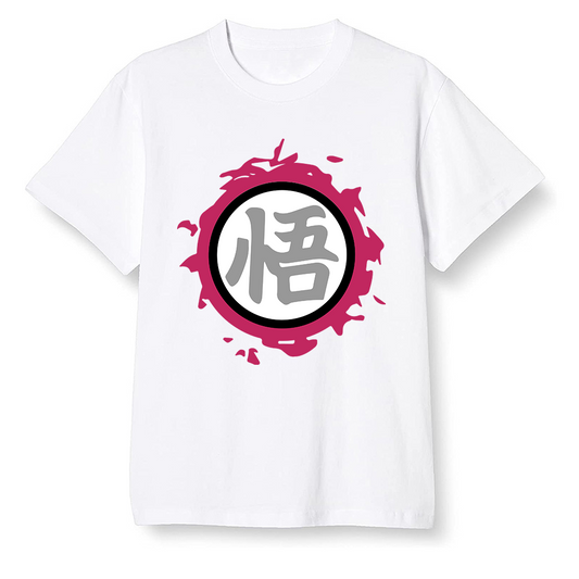 Pop Colour AJ6 Retro Bordeaux - The logo Go Gi of Son Goku - White Men T-shirt