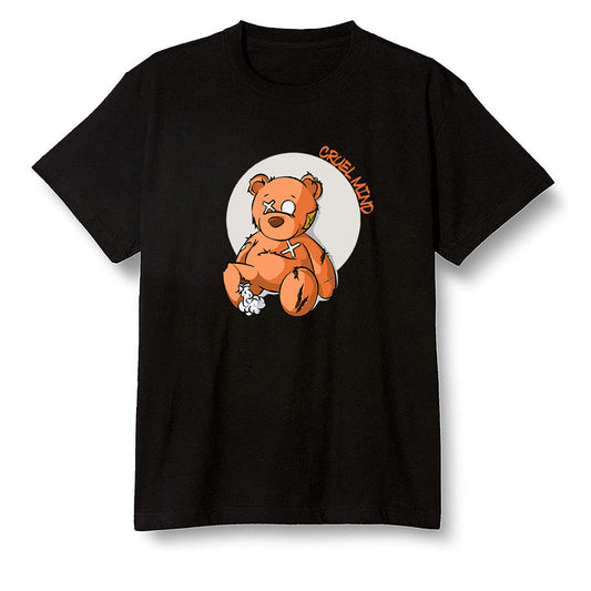 Pop Colour AJ1 Retro High OG Shattered Backboard Away - "Torn Teddy" Cruel Mind - Black Men T-shirt