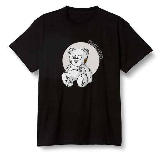 Pop Colour AJ1 Retro High OG CO Japan - Neutral Grey - "Torn Teddy" Cruel Mind - Black Men T-shirt
