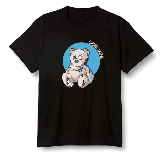 Pop Colour AJ1 Retro High OG PRO Prototype - "Torn Teddy" Cruel Mind - Black Men T-shirt