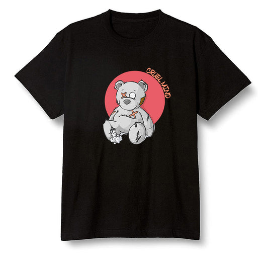 Nike Pop Colour AJ6 Retro Reflective Infrared - "Torn Teddy" Cruel Mind - Black Men T-shirt