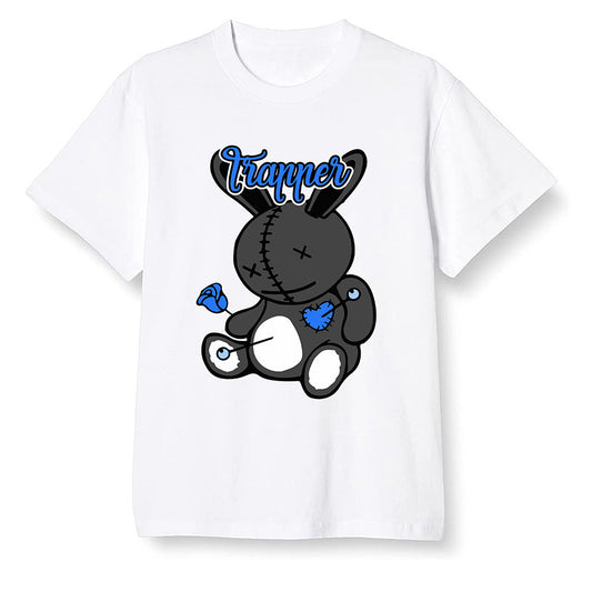 Pop Colour AJ13 Retro Black Royal - Trapper bear - White Men T-shirt