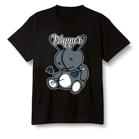 Pop Colour AJ13 Retro Flint - Trapper bear - Black Men T-shirt
