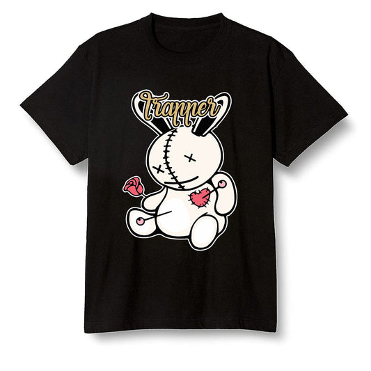 Pop Colour AJ13 Retro CNY - Trapper bear - Black Men T-shirt