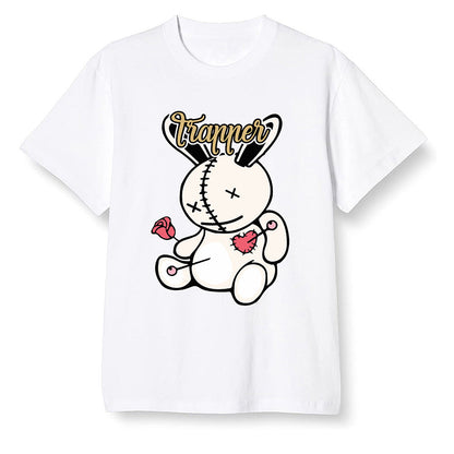 Pop Colour AJ13 Retro CNY - Trapper bear - White Men T-shirt