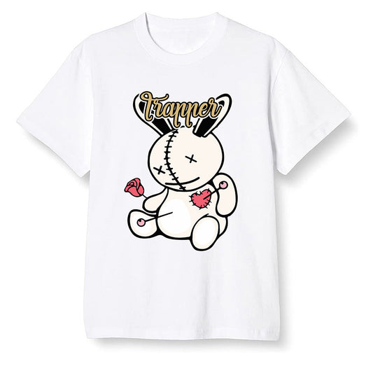 Pop Colour AJ13 Retro CNY - Trapper bear - White Men T-shirt