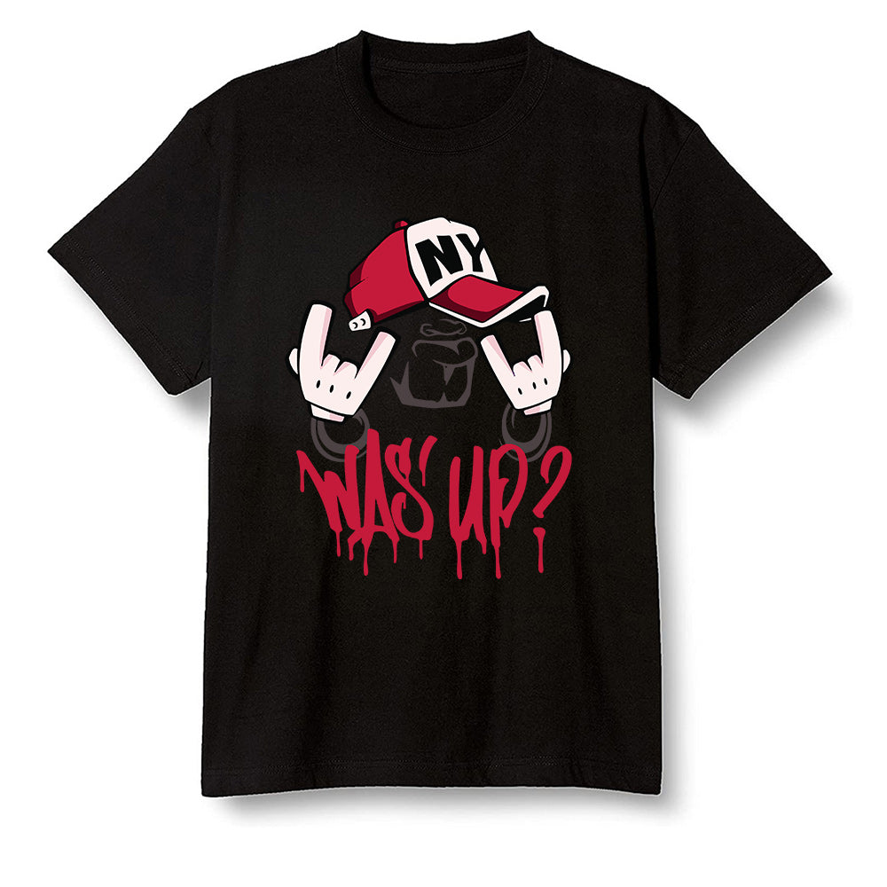 Pop Colour AJ13 Retro HE Got Game - Was up - Black Men T-shirt