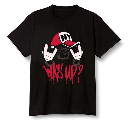 Pop Colour AJ13 Retro HE Got Game - Was up - Black Men T-shirt
