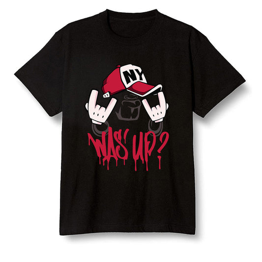 Pop Colour AJ13 Retro HE Got Game - Was up - Black Men T-shirt